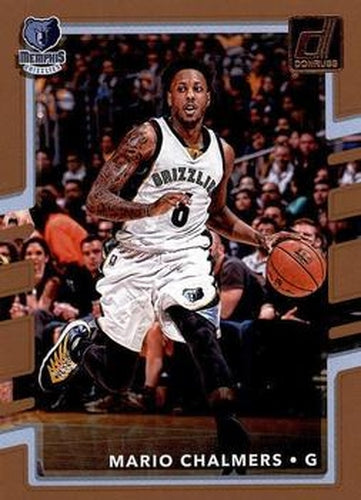 #71 Mario Chalmers - Memphis Grizzlies - 2017-18 Donruss Basketball