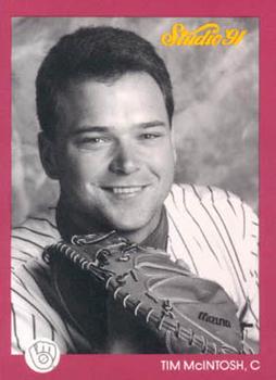 #71 Tim McIntosh - Milwaukee Brewers - 1991 Studio Baseball