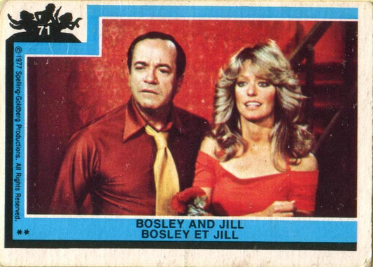 #71 Bosley and Jill - 1977 O-Pee-Chee Charlie's Angels
