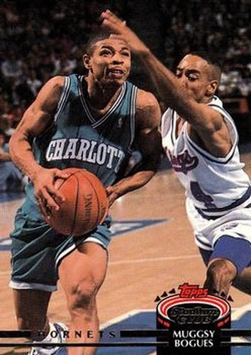 #71 Muggsy Bogues - Charlotte Hornets - 1992-93 Stadium Club Basketball
