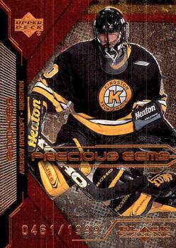 #71 Andrew Raycroft - Kingston Frontenacs - 2000-01 Upper Deck Black Diamond Hockey