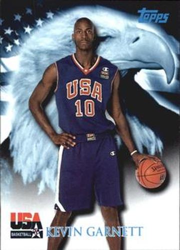 #71 Kevin Garnett - USA - 2000 Topps Team USA Basketball