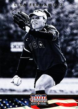 #71 Lisa Fernandez - 2012 Panini Americana Heroes & Legends