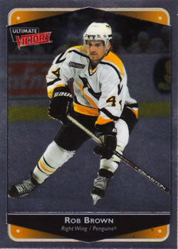 #71 Rob Brown - Pittsburgh Penguins - 1999-00 Upper Deck Ultimate Victory Hockey