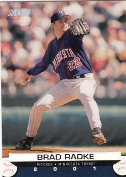 #71 Brad Radke - Minnesota Twins - 2001 Stadium Club Baseball