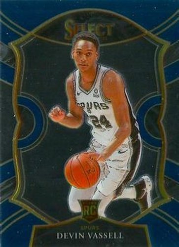 #71 Devin Vassell - San Antonio Spurs - 2020-21 Panini Select - Blue Basketball