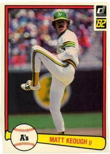 #71 Matt Keough - Oakland Athletics - 1982 Donruss Baseball