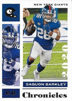 #71 Saquon Barkley - New York Giants - 2020 Panini Chronicles Football