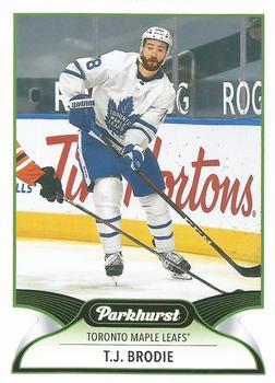 #71 T.J. Brodie - Toronto Maple Leafs - 2021-22 Parkhurst Hockey