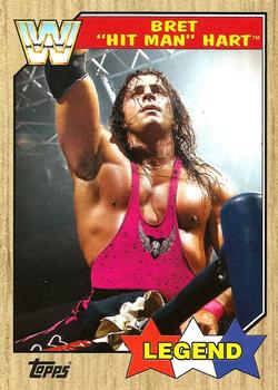 #71 Bret "Hit Man" Hart - 2017 Topps WWE Heritage Wrestling