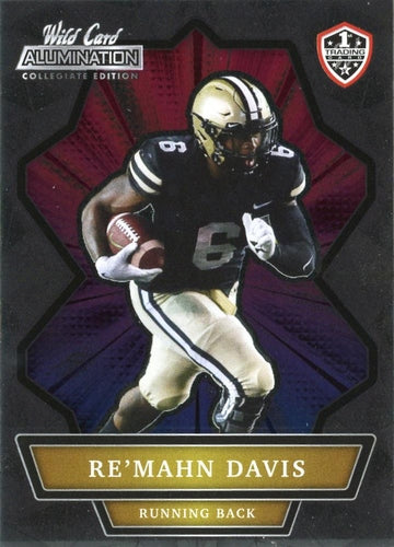 #ANBC-71 Re'Mahn Davis - Vanderbilt Commodores - 2021 Wild Card Alumination NIL Football