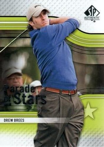 #71 Drew Brees - 2012 SP Authentic Golf