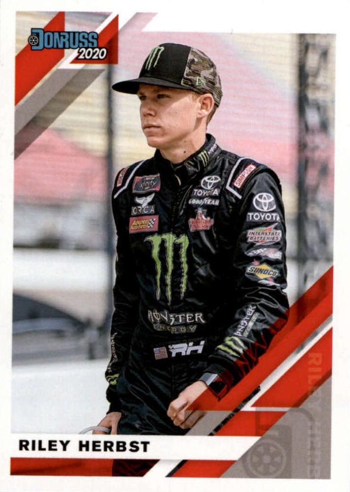 #71 Riley Herbst - Joe Gibbs Racing - 2020 Donruss Racing
