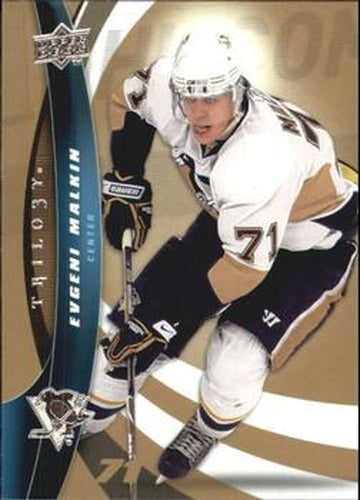 #71 Evgeni Malkin - Pittsburgh Penguins - 2009-10 Upper Deck Trilogy Hockey