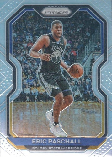 #71 Eric Paschall - Golden State Warriors - 2020-21 Panini Prizm - Silver Prizms Basketball