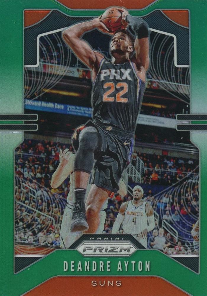 #71 Deandre Ayton - Phoenix Suns - 2019-20 Panini Prizm - Prizms Green Basketball