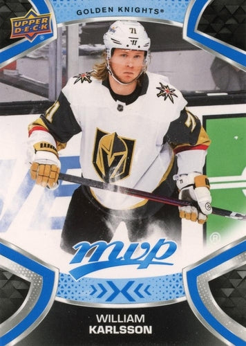 #71 William Karlsson - Vegas Golden Knights - 2021-22 Upper Deck MVP - Blue Hockey