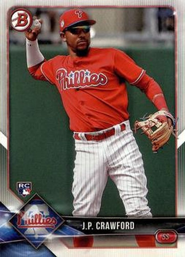 #71 J.P. Crawford - Philadelphia Phillies - 2018 Bowman Baseball