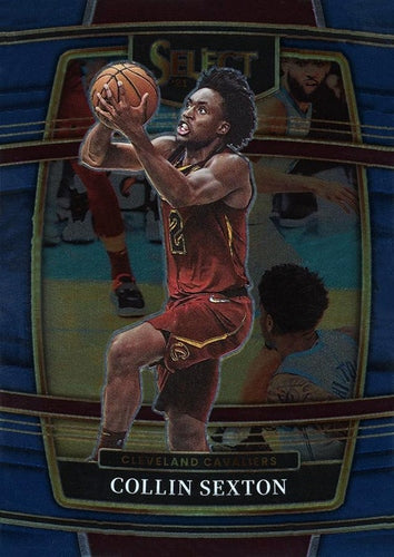 #71 Collin Sexton - Cleveland Cavaliers - 2021-22 Panini Select - Blue Basketball