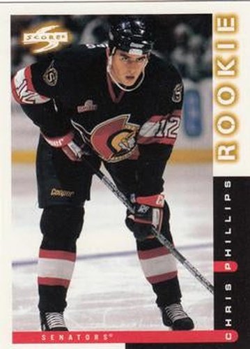 #71 Chris Phillips - Ottawa Senators - 1997-98 Score Hockey