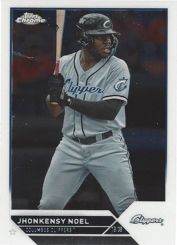 #PDC-71 Jhonkensy Noel - Columbus Clippers - 2023 Topps Pro Debut - Chrome Baseball