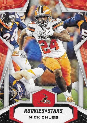 #71 Nick Chubb - Cleveland Browns - 2019 Panini Rookies & Stars Football