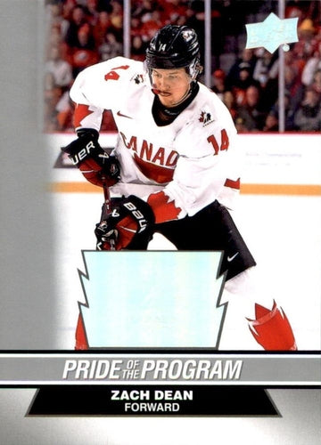 #71 Zach Dean - Canada - 2023 Upper Deck Team Canada Juniors Hockey