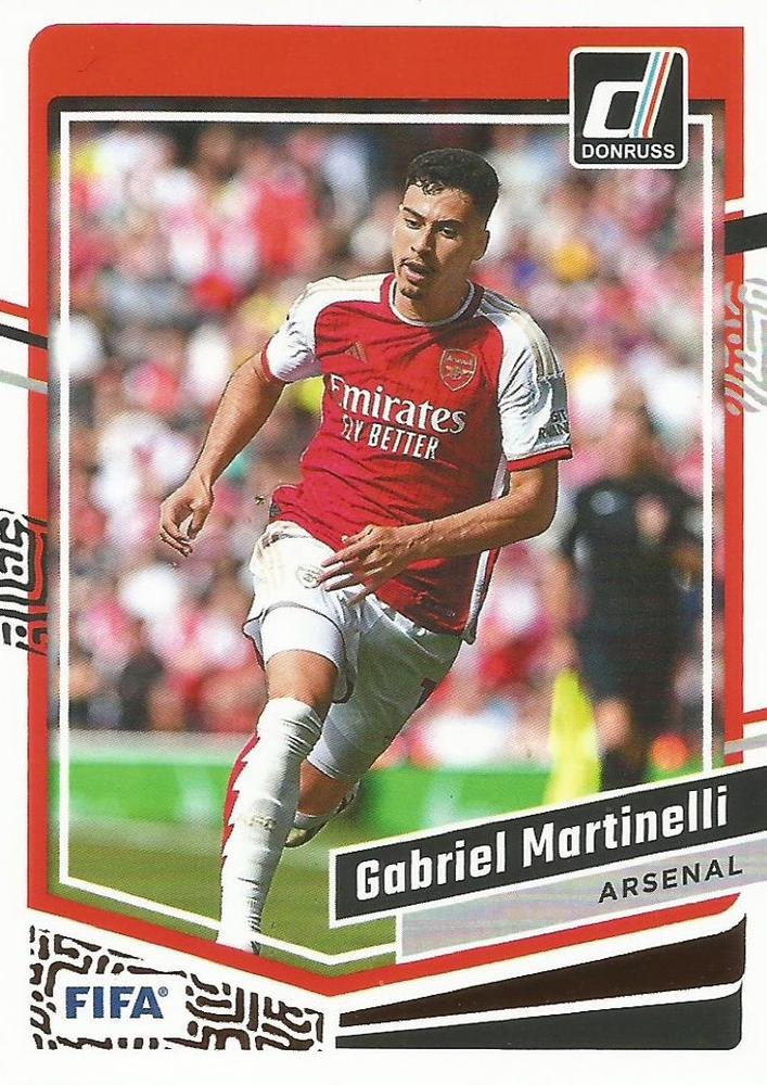 #71 Gabriel Martinelli - Arsenal FC - 2023-24 Donruss Soccer