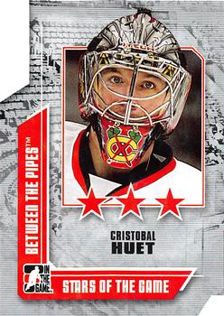 #71 Cristobal Huet - Chicago Blackhawks - 2008-09 In The Game Between The Pipes Hockey