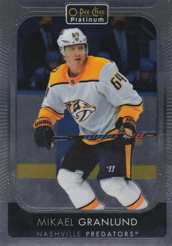 #71 Mikael Granlund - Nashville Predators - 2021-22 O-Pee-Chee Platinum Hockey