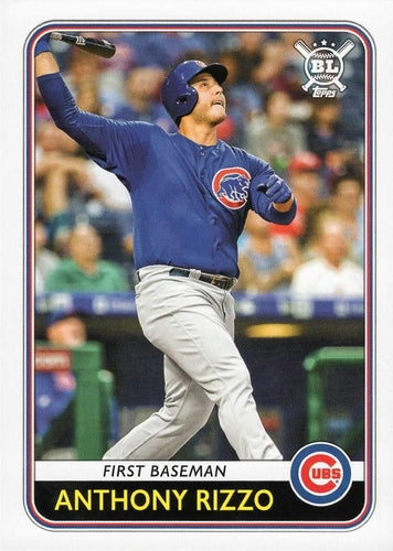 #72 Anthony Rizzo - Chicago Cubs - 2020 Topps Big League Baseball