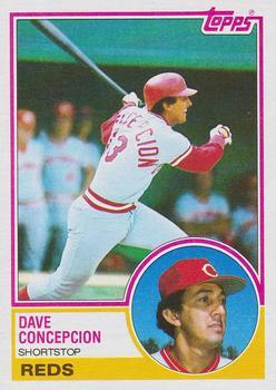 #720 Dave Concepcion - Cincinnati Reds - 1983 Topps Baseball