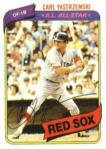 #720 Carl Yastrzemski - Boston Red Sox - 1980 Topps Baseball