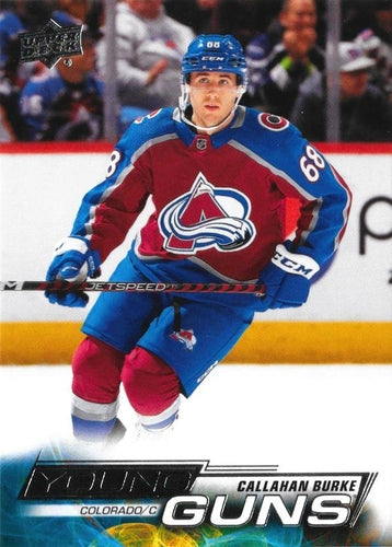 #721 Callahan Burke - Colorado Avalanche - 2022-23 Upper Deck Hockey