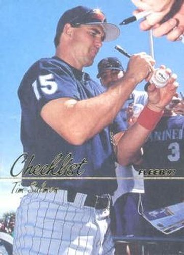 #721 Tim Salmon - Anaheim Angels - 1997 Fleer Baseball