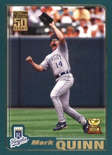 #721 Mark Quinn - Kansas City Royals - 2001 Topps Baseball