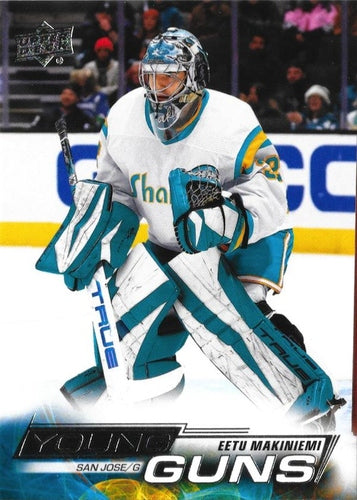 #722 Eetu Makiniemi - San Jose Sharks - 2022-23 Upper Deck Hockey