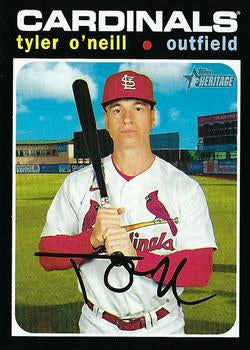 #722 Tyler O'Neill - St. Louis Cardinals - 2020 Topps Heritage Baseball