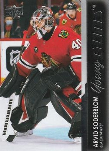 #722 Arvid Soderblom - Chicago Blackhawks - 2021-22 Upper Deck Hockey