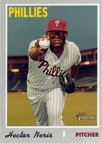#722 Hector Neris - Philadelphia Phillies - 2019 Topps Heritage Baseball