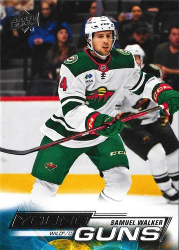 #723 Samuel Walker - Minnesota Wild - 2022-23 Upper Deck Hockey
