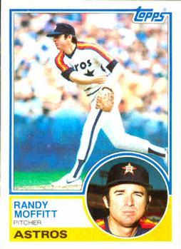 #723 Randy Moffitt - Houston Astros - 1983 Topps Baseball