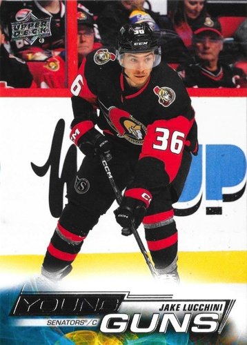 #724 Jake Lucchini - Ottawa Senators - 2022-23 Upper Deck Hockey
