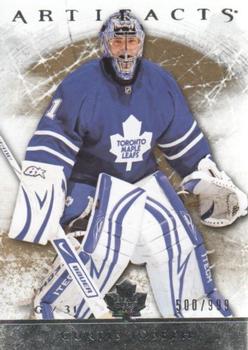 #105 Curtis Joseph - Toronto Maple Leafs - 2012-13 Upper Deck Artifacts Hockey