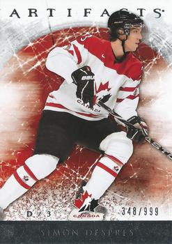 #148 Simon Despres - Canada - 2012-13 Upper Deck Artifacts Hockey