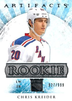 #186 Chris Kreider - New York Rangers - 2012-13 Upper Deck Artifacts Hockey