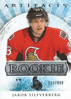 #187 Jakob Silfverberg - Ottawa Senators - 2012-13 Upper Deck Artifacts Hockey