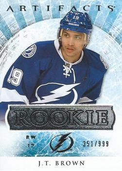#195 J.T. Brown - Tampa Bay Lightning - 2012-13 Upper Deck Artifacts Hockey