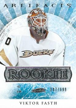 #RED199 Viktor Fasth - Anaheim Ducks - 2012-13 Upper Deck Artifacts Hockey
