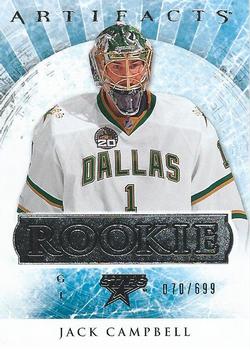 #RED207 Jack Campbell - Dallas Stars - 2012-13 Upper Deck Artifacts Hockey